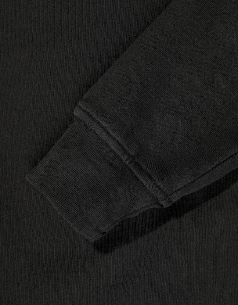 Boys Half Zip Sweatshirt in Black