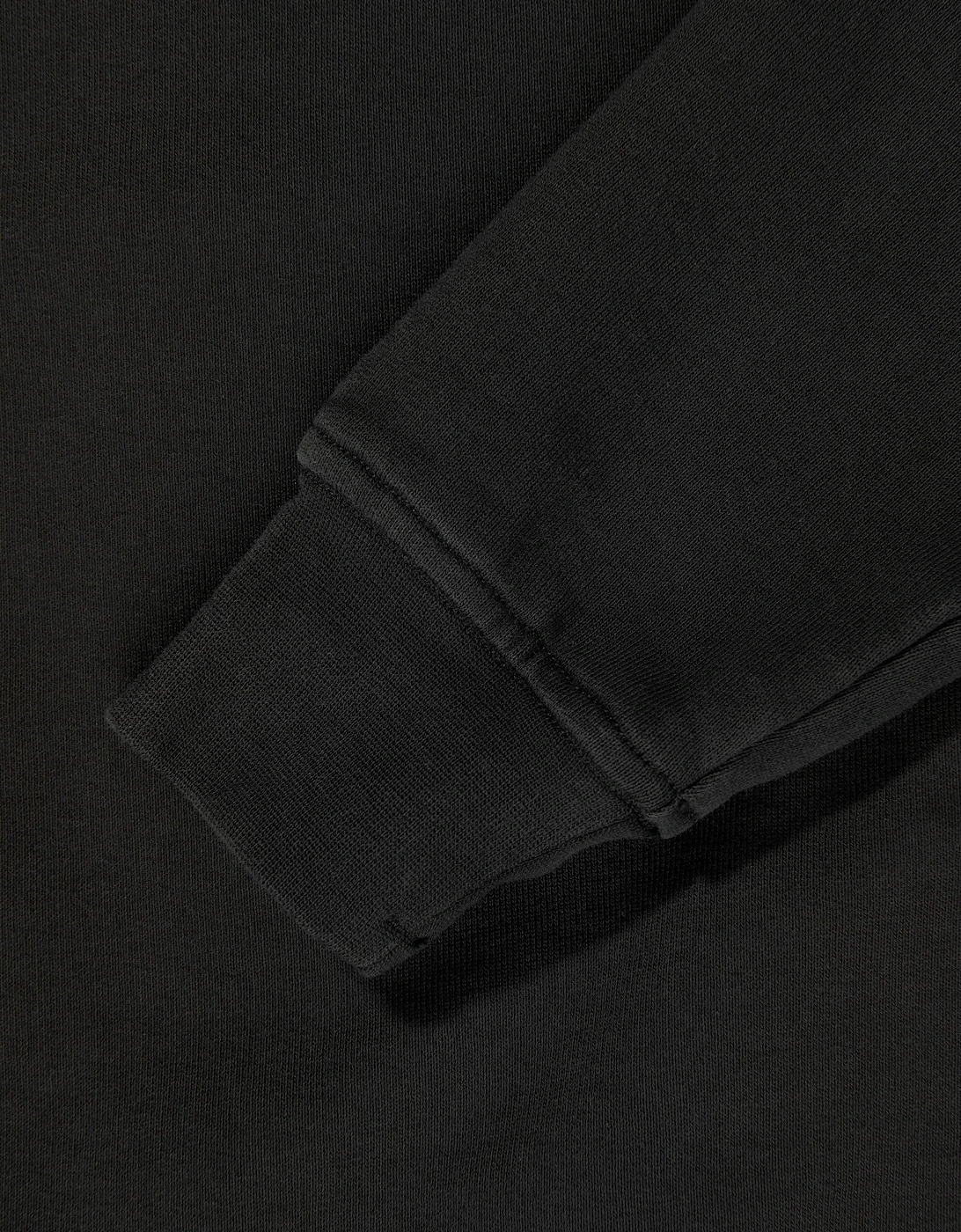 Boys Half Zip Sweatshirt in Black