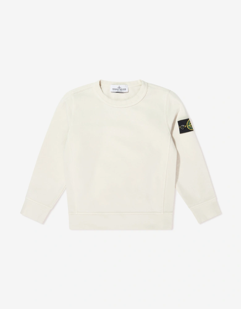 Boys Compass Logo Short Set in Ivory