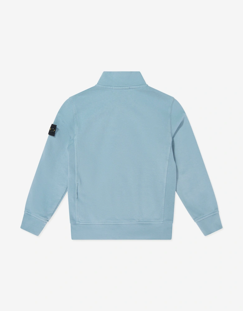 Boys Half Zip Sweatshirt in Blue