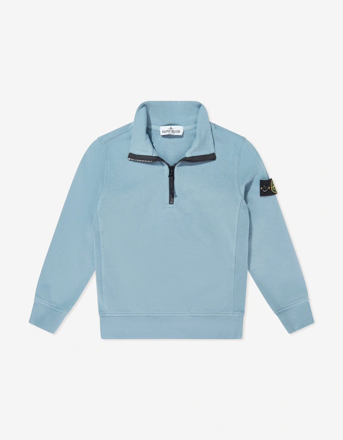 Boys Half Zip Sweatshirt in Blue, 5 of 4