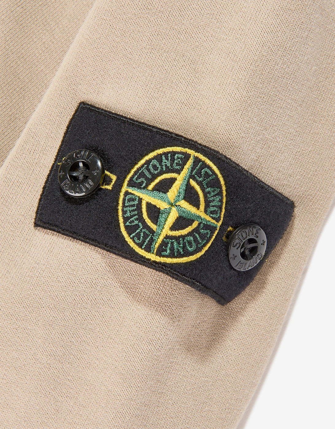 Boys Half Zip Sweatshirt in Beige