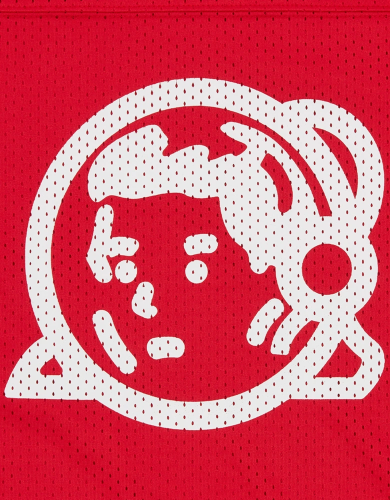 Boys Astro Mesh Football Top in Red