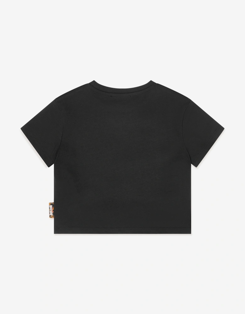Girls Mairag Logo T-Shirt in Black