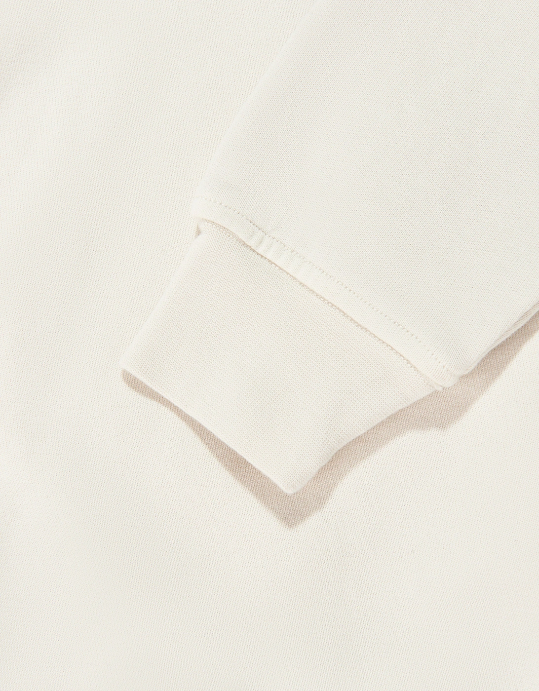 Boys Half Zip Sweatshirt in Ivory