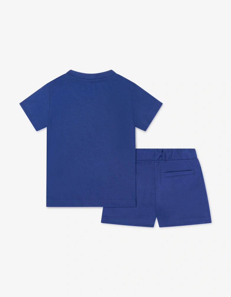 Boys Aistala T-Shirt and Shorts Set in Blue