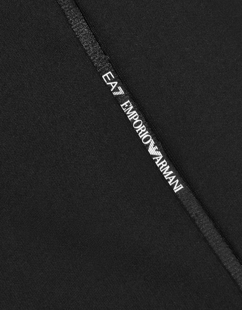 Emporio Armani Boys Train Logo Tape T-Shirt in Black