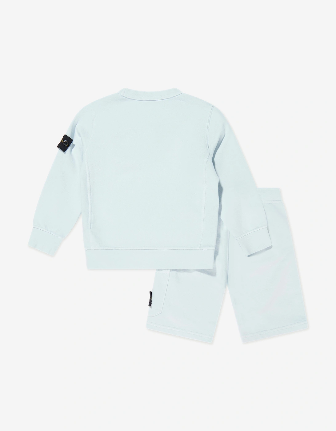 Boys Compass Logo Short Set in Blue