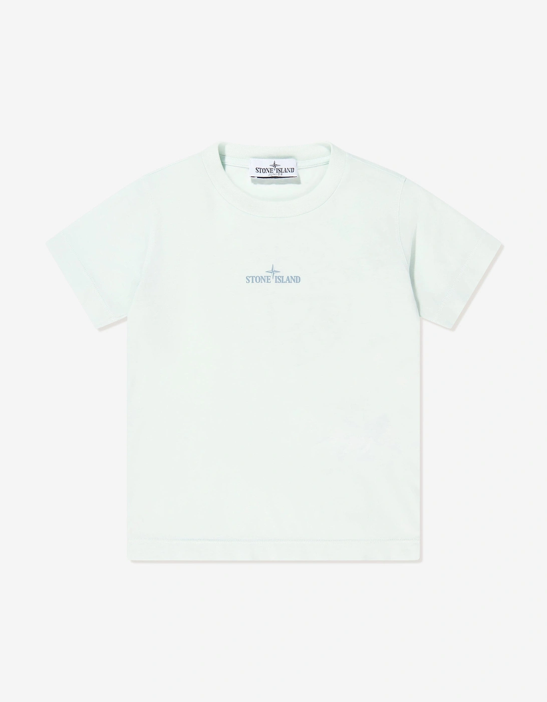 Boys Compass Logo Print T-Shirt in Blue, 5 of 4