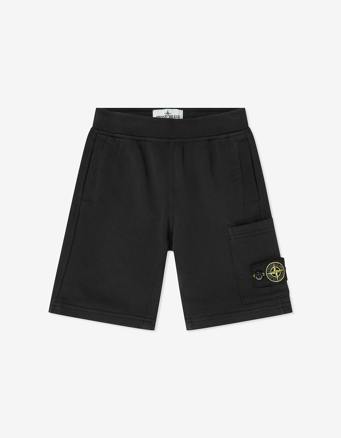 Boys Compass Logo Short Set in Black
