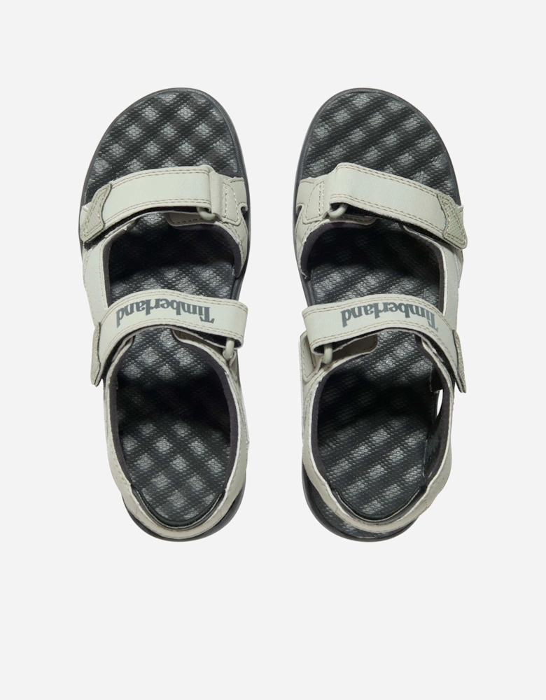 Kids Perkins Roe Backstrap Sandals in Grey