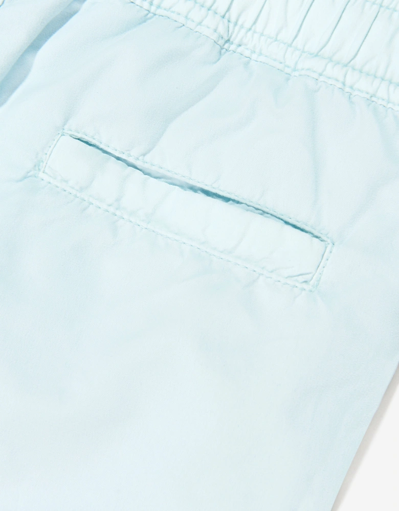 Boys Compass Logo Swim Shorts in Blue