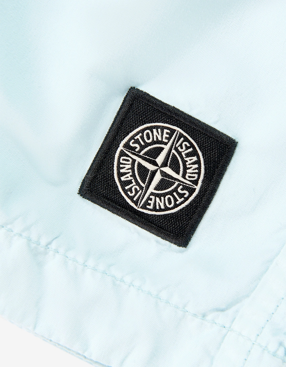 Boys Compass Logo Swim Shorts in Blue