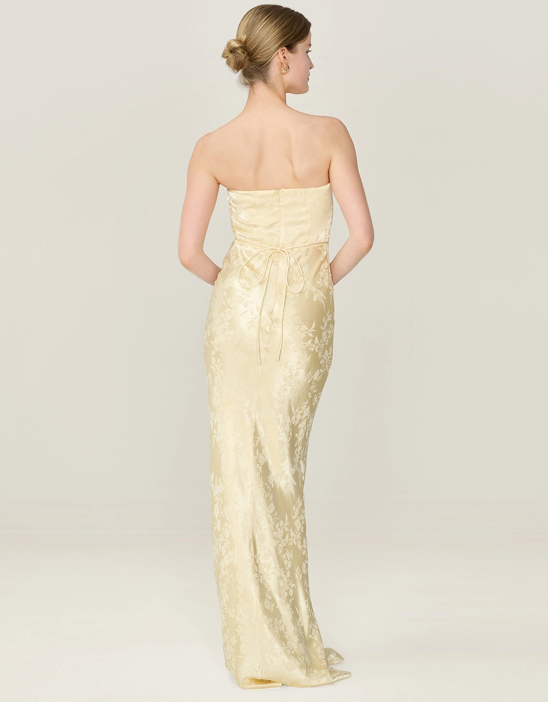 Amdra Jacquard Dress in Double Cream