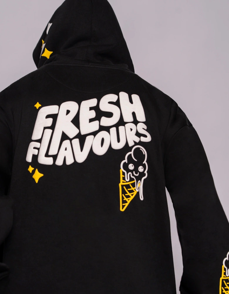 Fresh Flavours Hoodie - Black