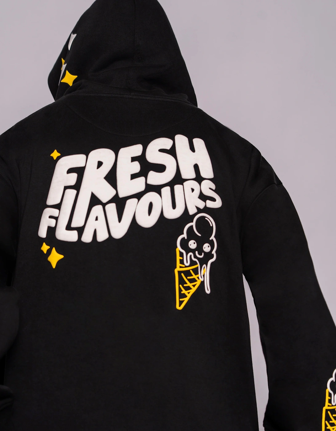 Fresh Flavours Hoodie - Black