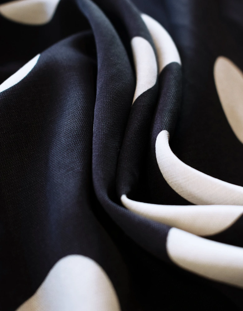 Yasmin Ink Spot Puff Sleeve Dress