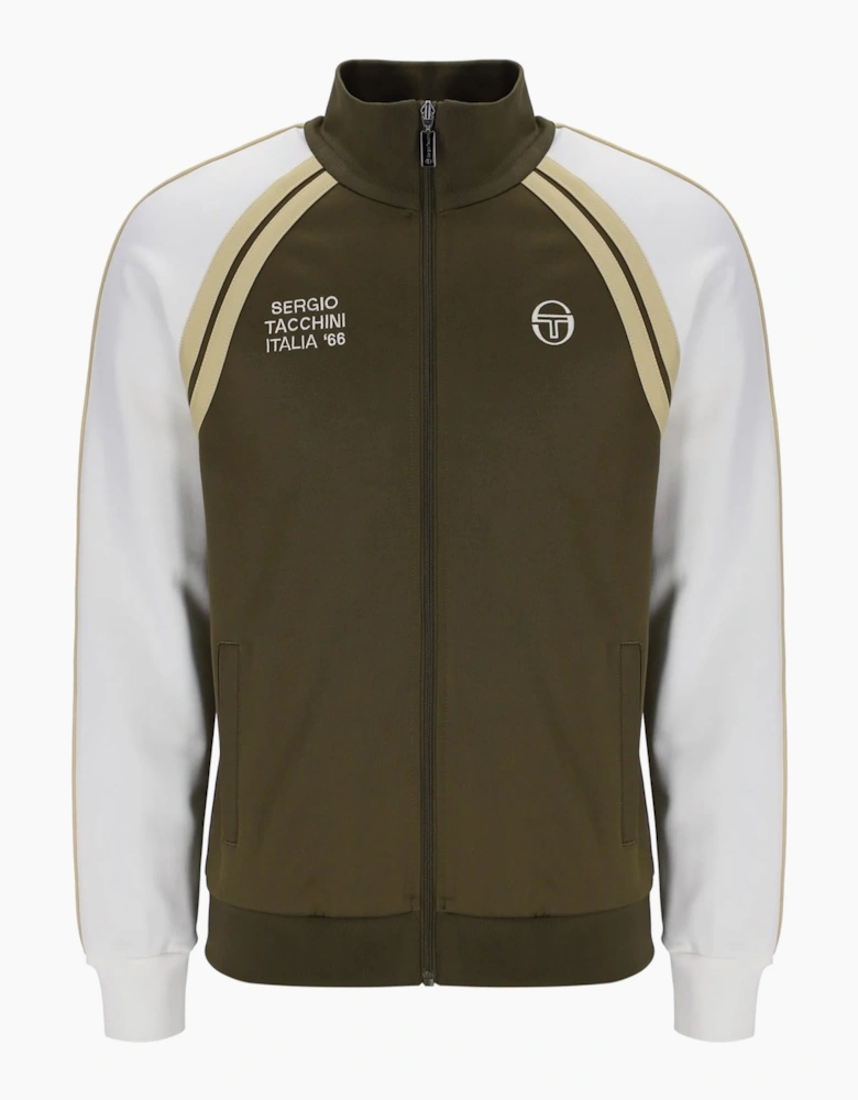 Ghibli Davis Track Top Jacket Dark Olive/Gardenia/Mojave Desert
