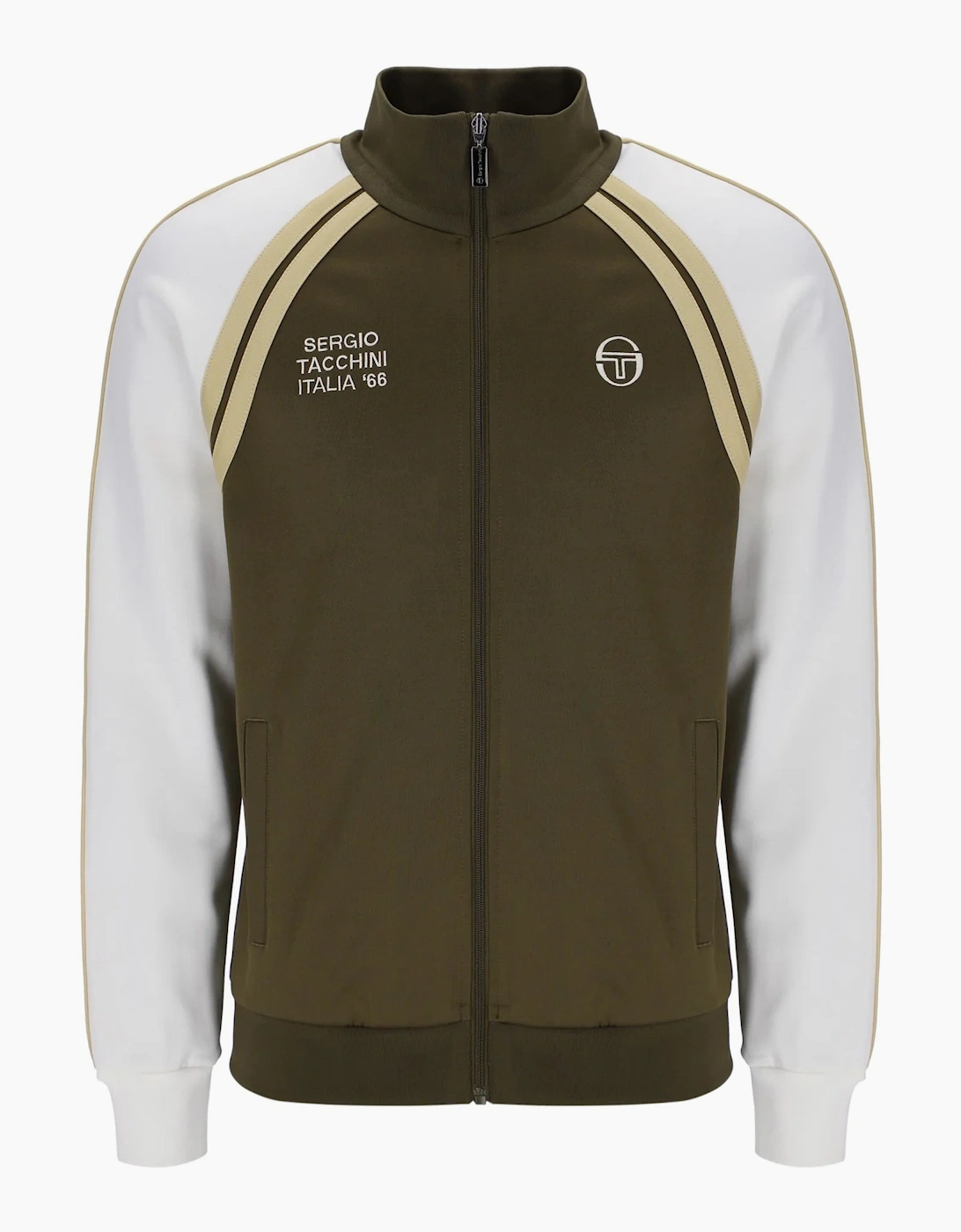 Ghibli Davis Track Top Jacket Dark Olive/Gardenia/Mojave Desert, 4 of 3