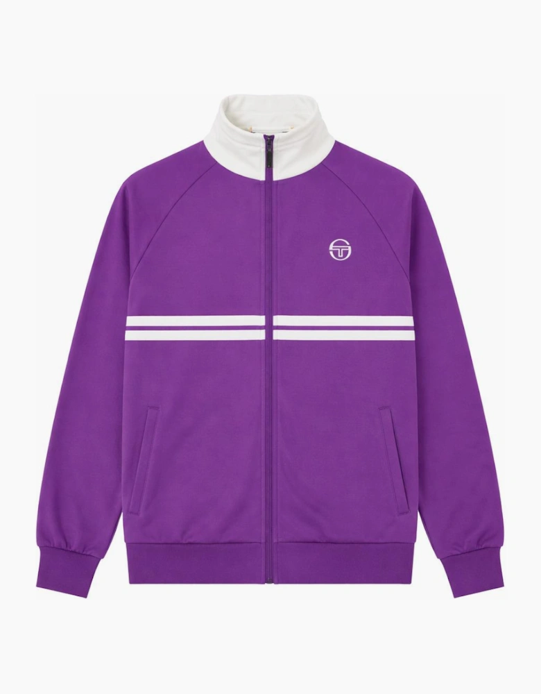 Dallas Track Top Jacket Pansy/Gardenia