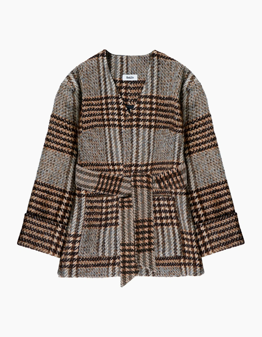 Petite Heritage Check Belted Jacket, 9 of 8
