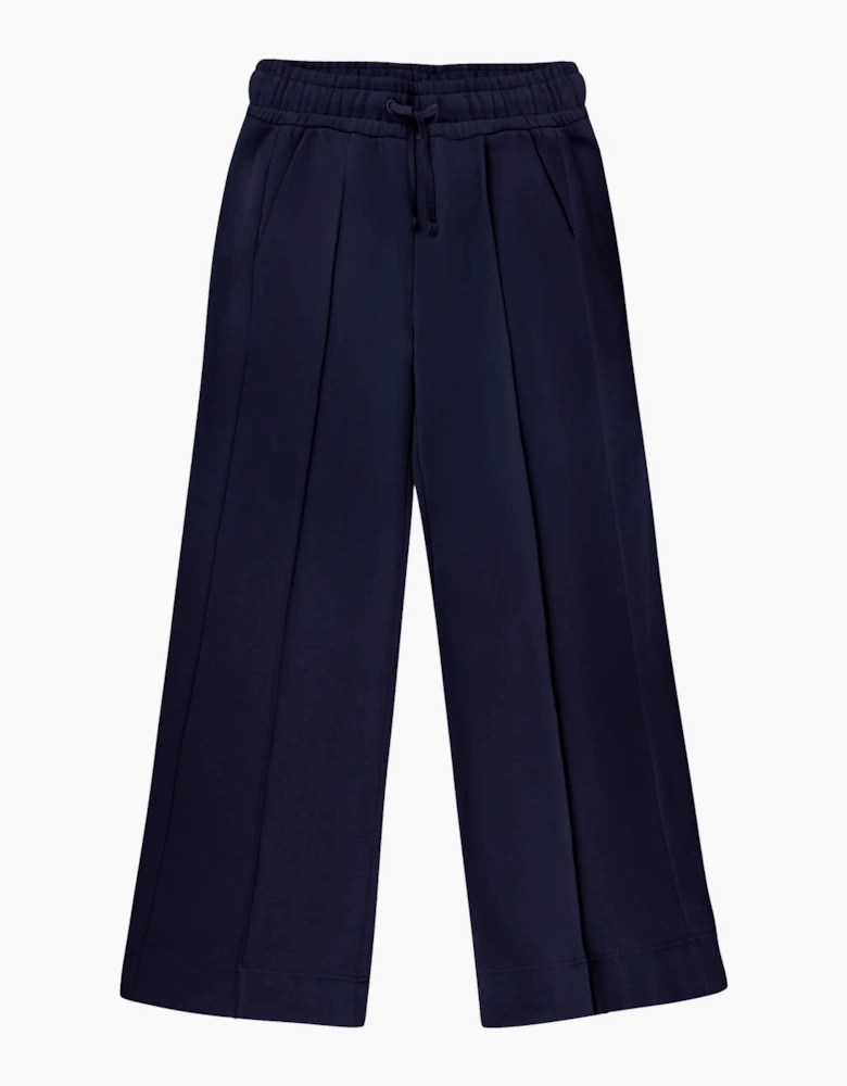 Navy Wide Leg Sweatpants