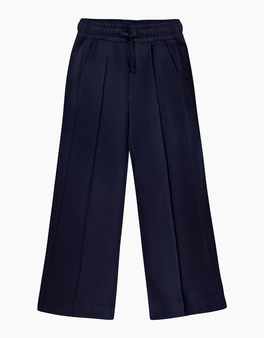 Navy Wide Leg Sweatpants