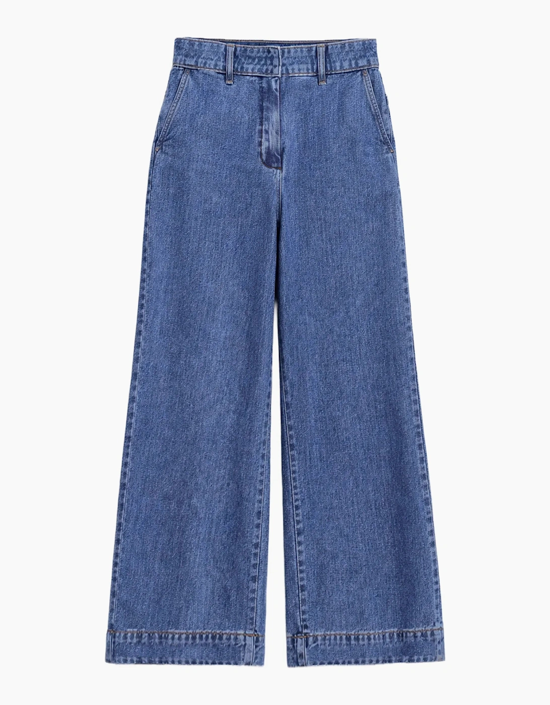 Blue Lyocell Denim Tailored Jeans, 6 of 5