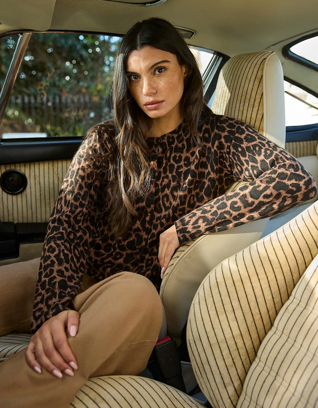 Leopard-Print Cotton And Cashmere-Blend Cardigan