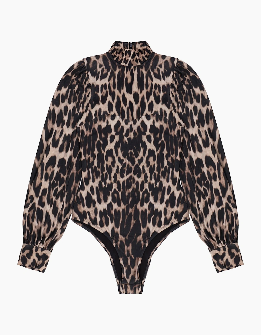 Leopard-Print Puff-Sleeve Bodysuit, 7 of 6