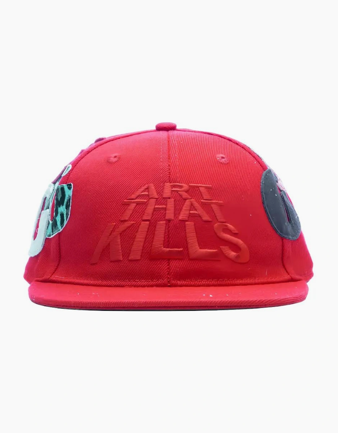 ATK G Patch Fitted Cap in Red, 5 of 4
