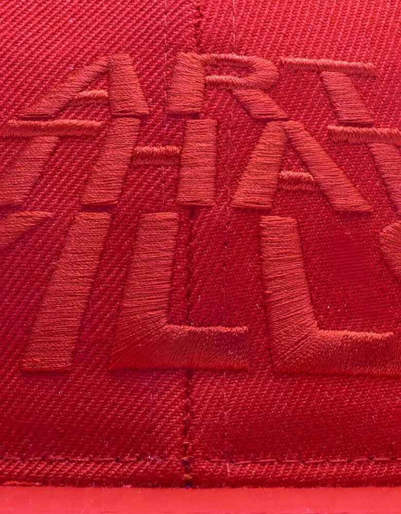 ATK G Patch Fitted Cap in Red