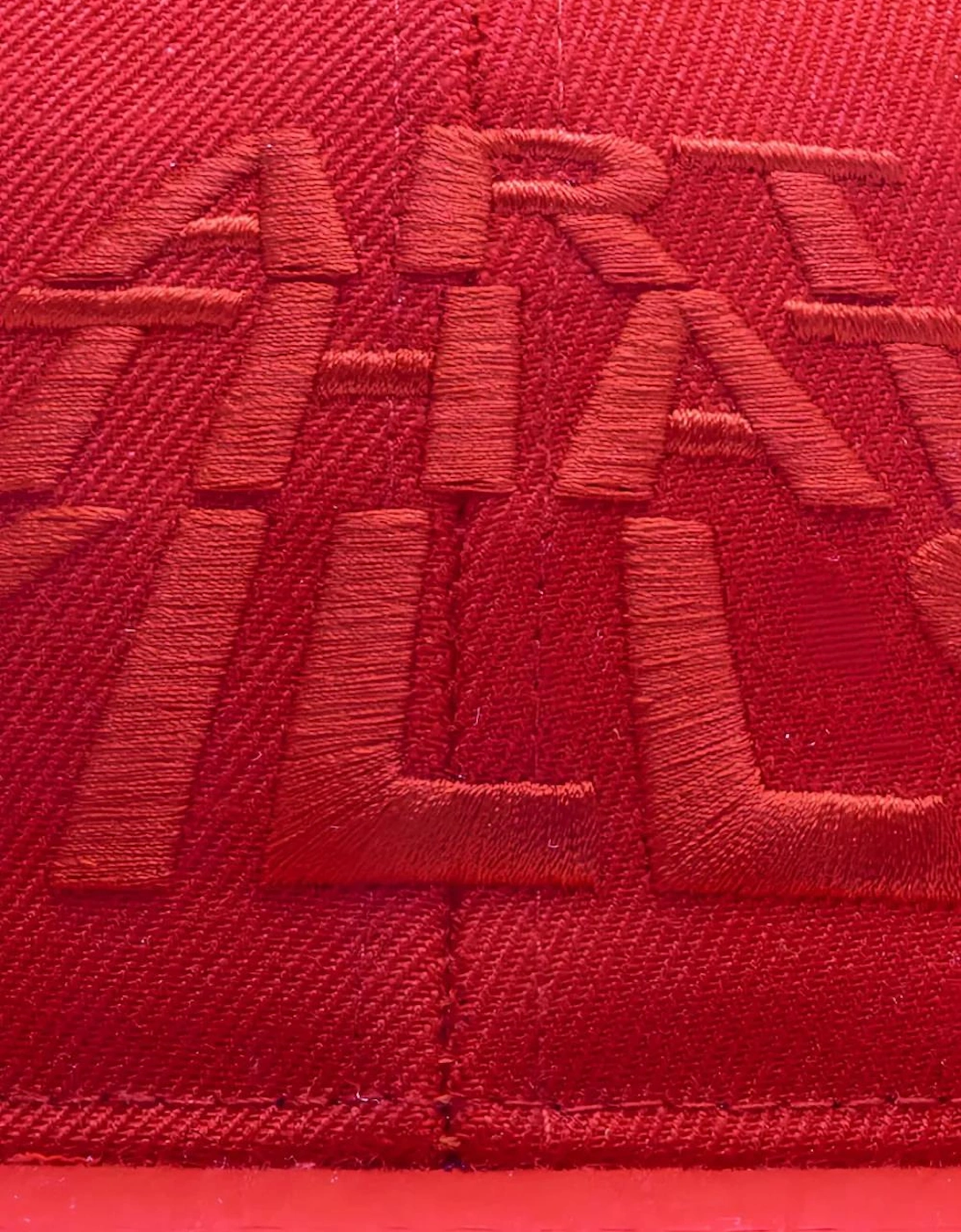 ATK G Patch Fitted Cap in Red