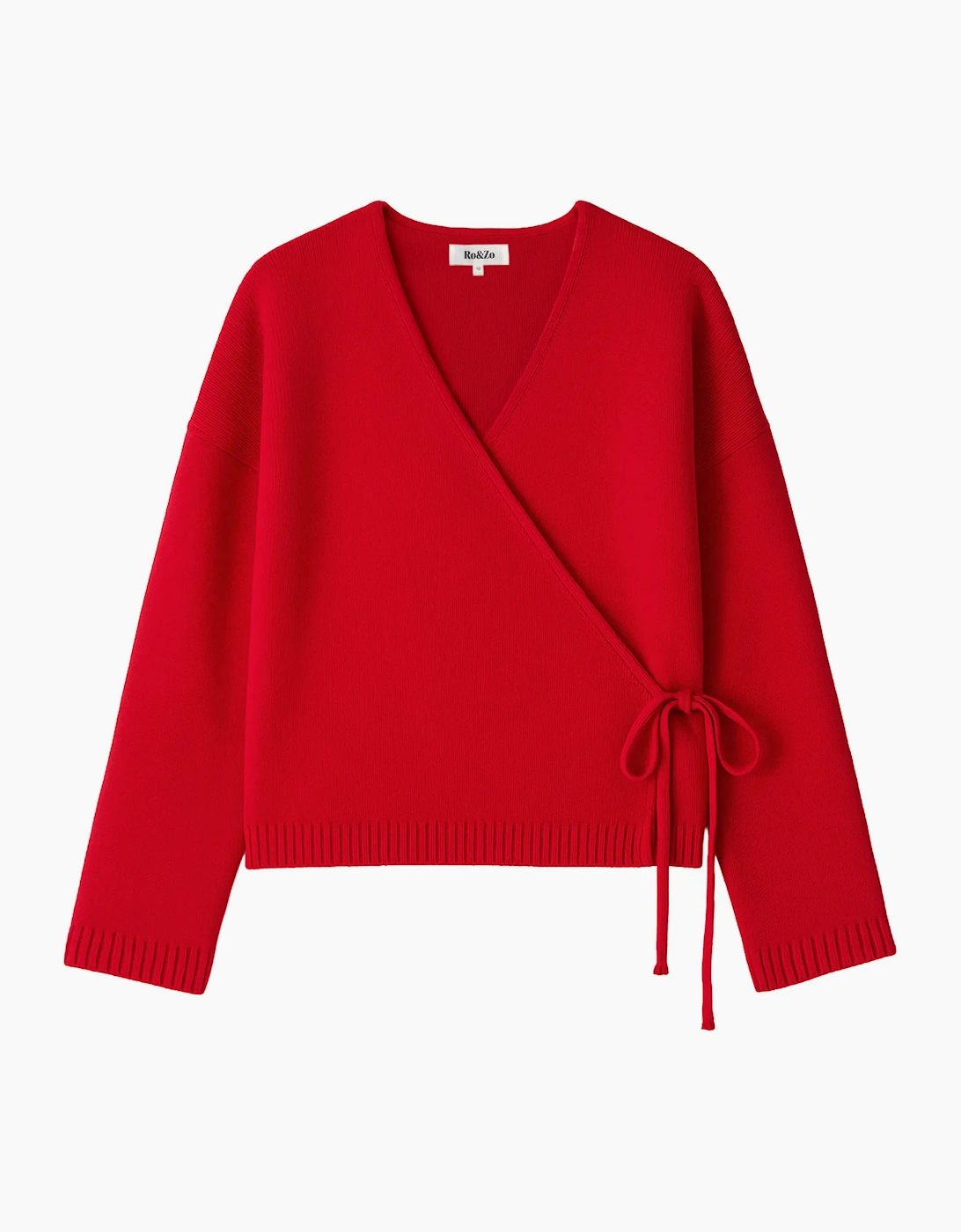 Red Wrap Cardigan With Cashmere, 8 of 7