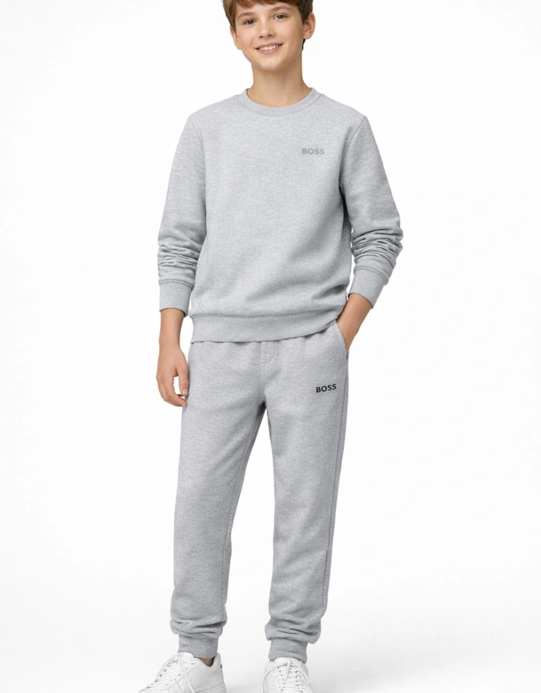 BOSS GREY TRACKSUIT J52348/J52288