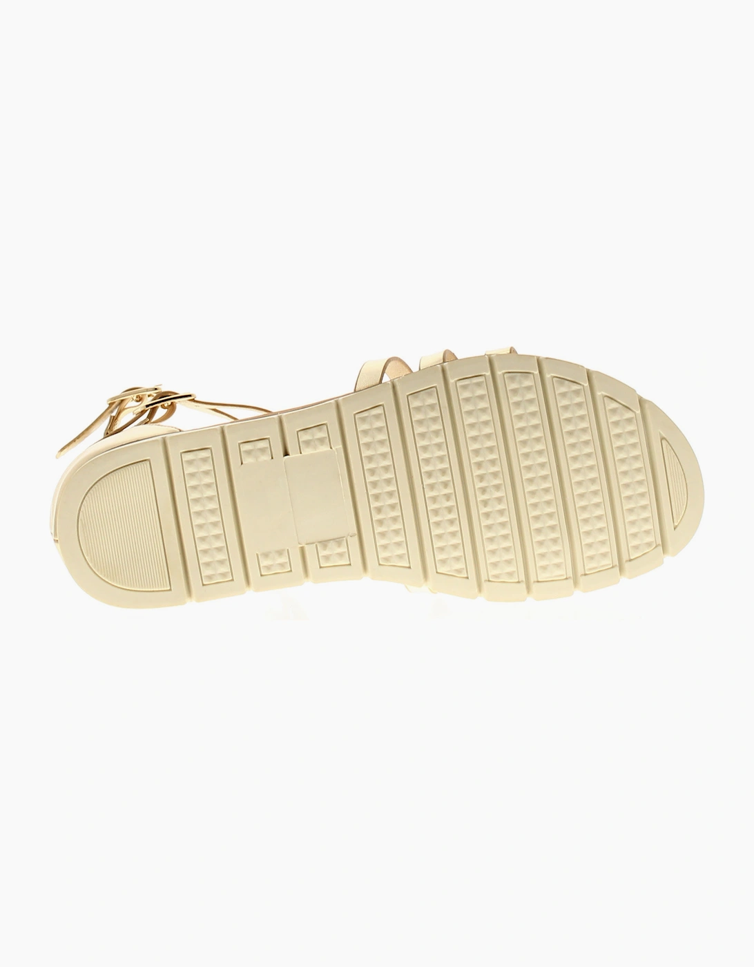 Womens Gladiator Sandals Strappy Valentina Buckle gold UK Size