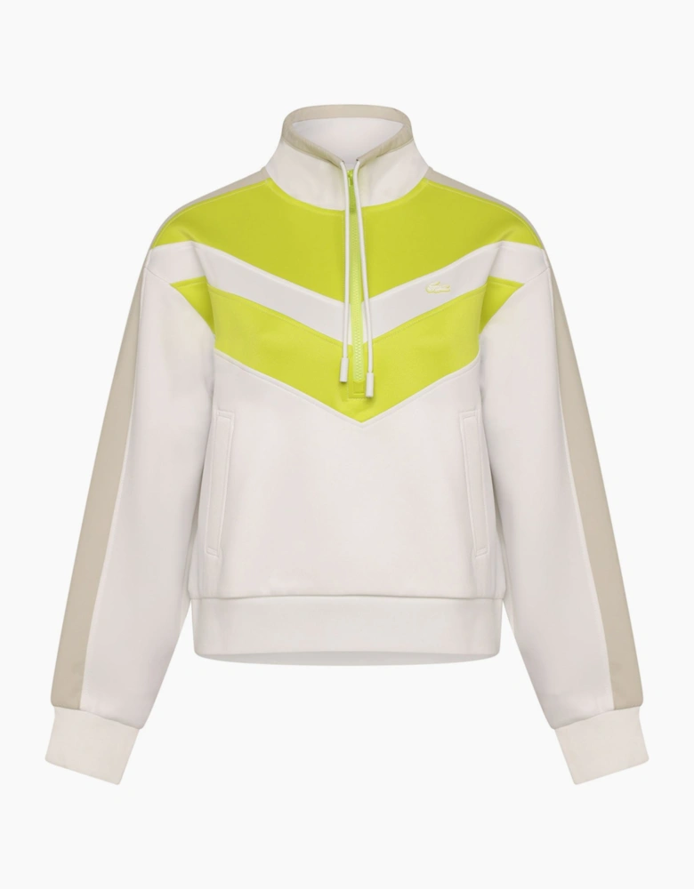 Colour-Block 1/4 Zip Sweatshirt