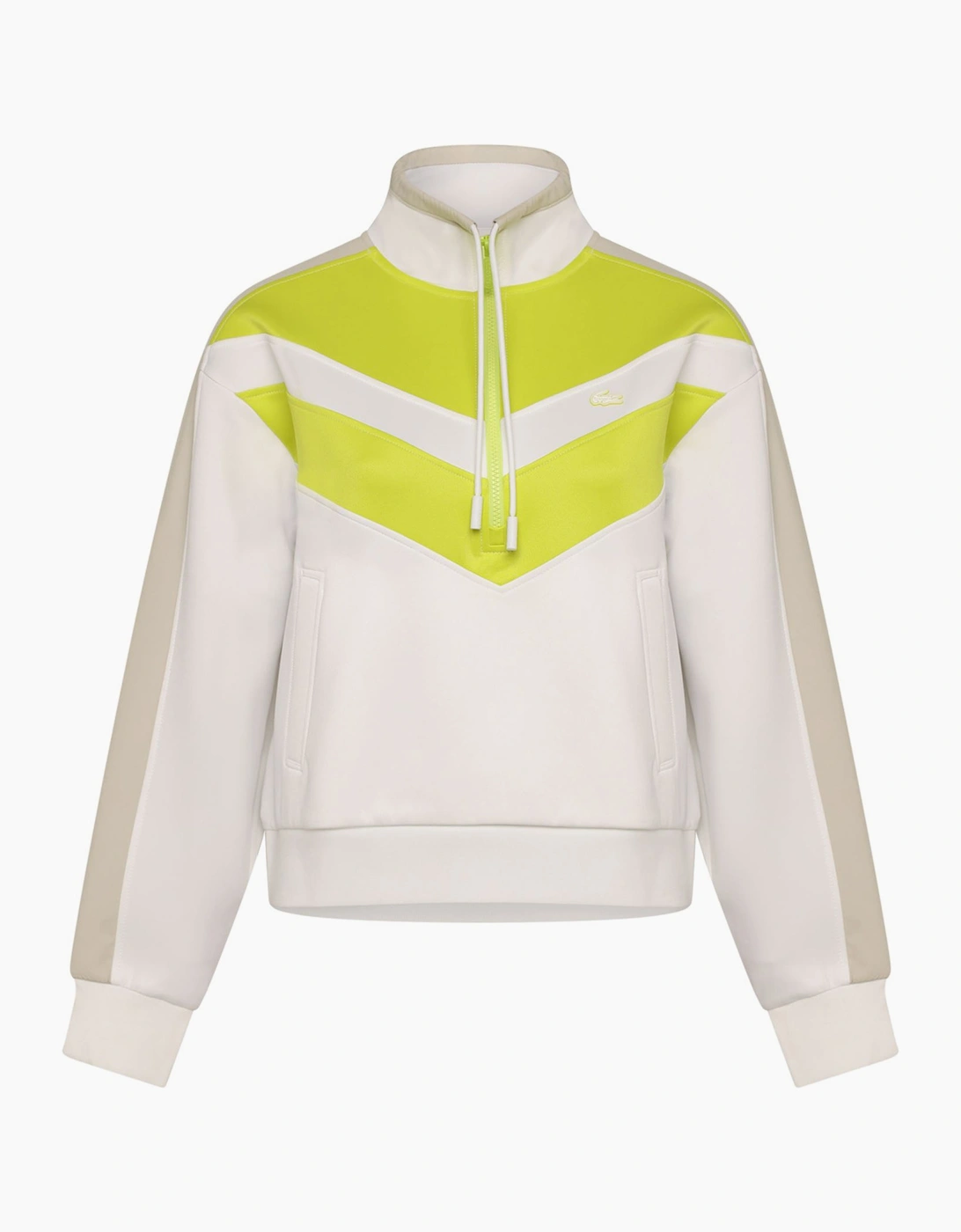 Colour-Block 1/4 Zip Sweatshirt, 3 of 2
