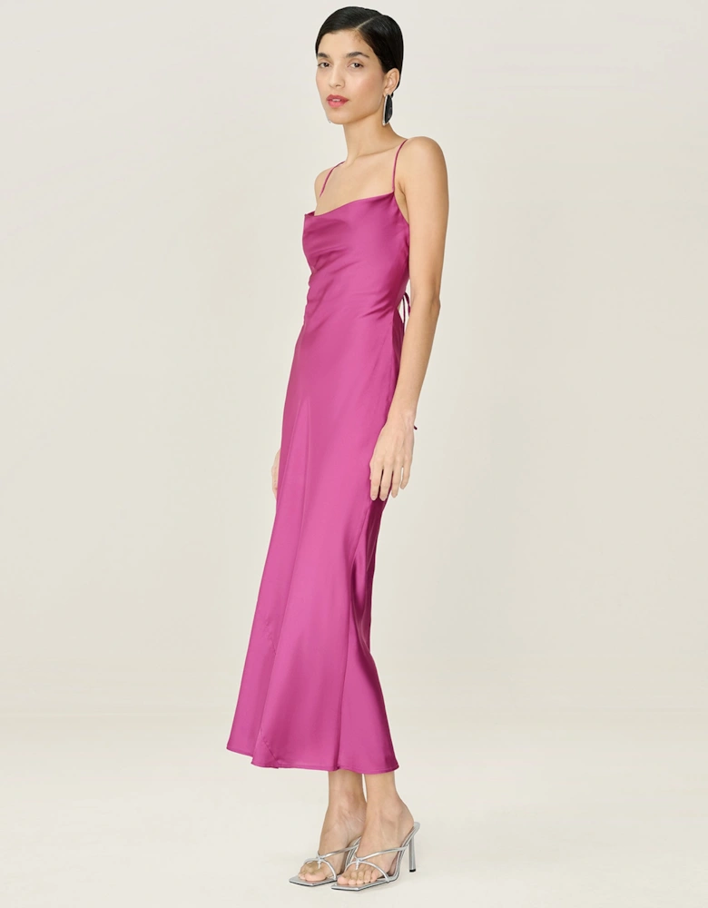 Riviera Dress in Magenta