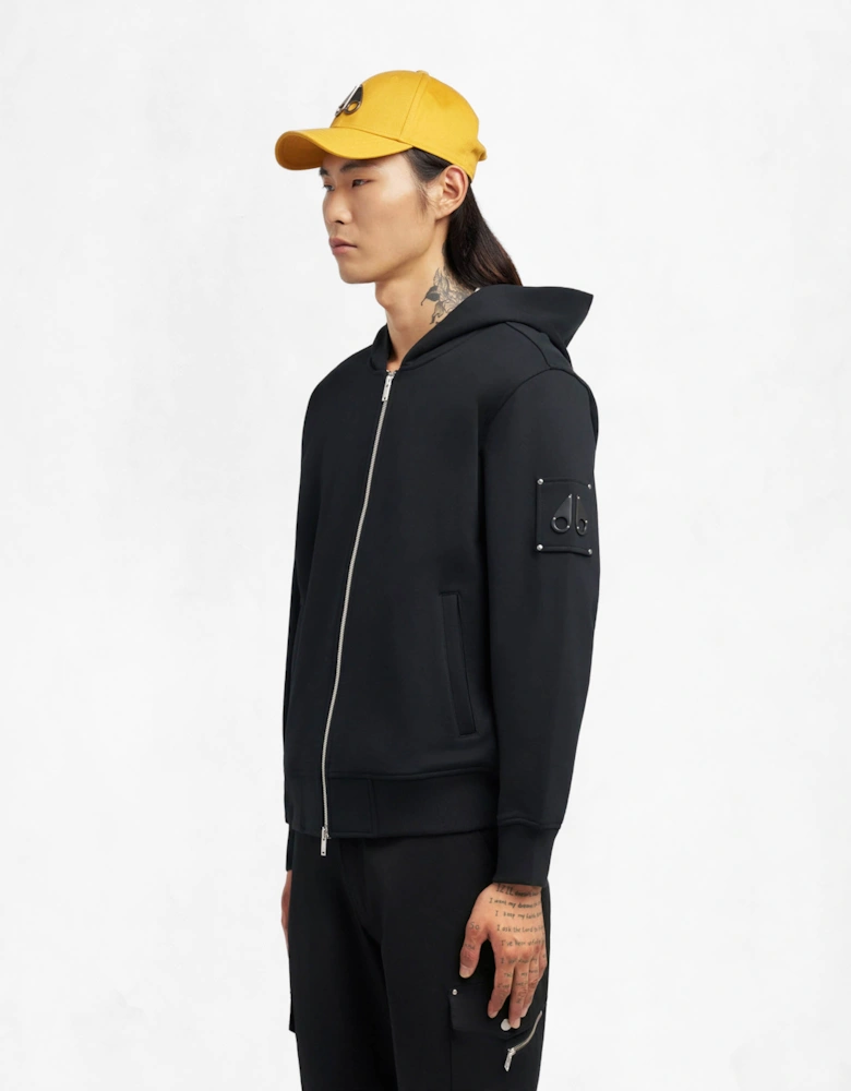 Hartsfield Mens Zip Up Hoodie - Black 292