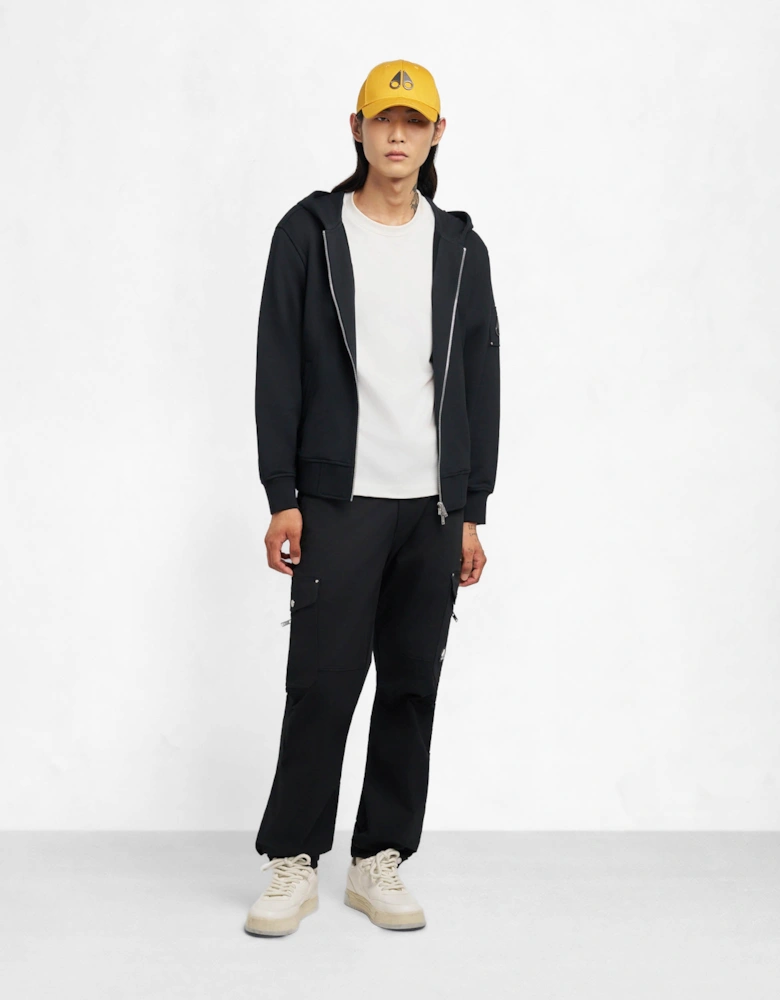 Hartsfield Mens Zip Up Hoodie - Black 292