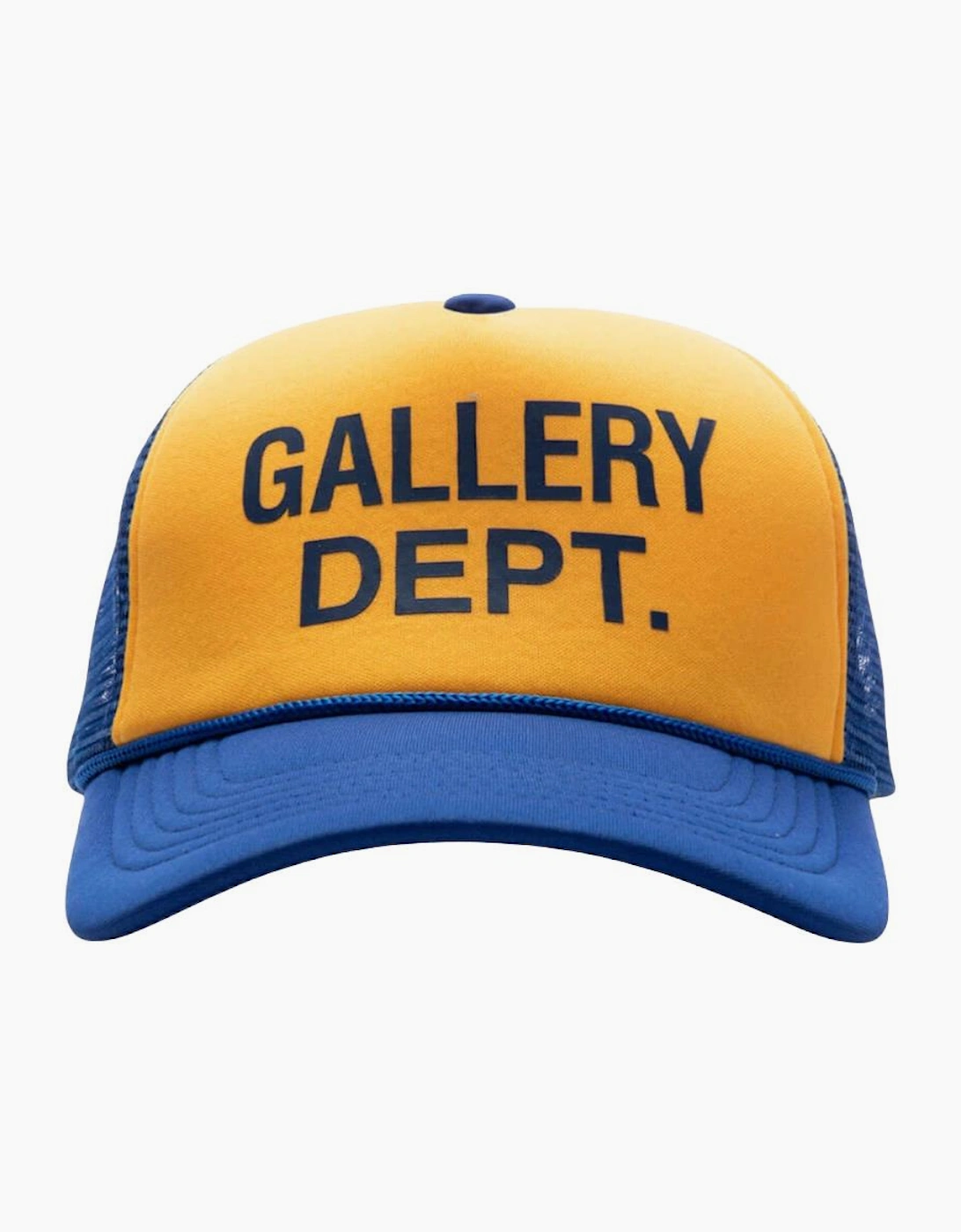 Logo Trucker Cap in Navy Yellow, 5 of 4