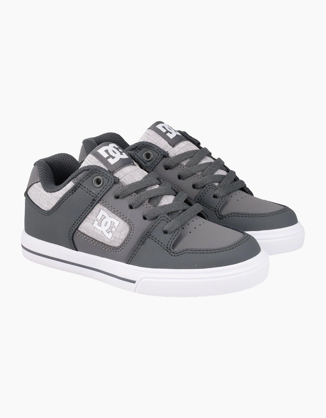 DC Shoes Pure Leather Retro Chunky Trainers, 2 of 1