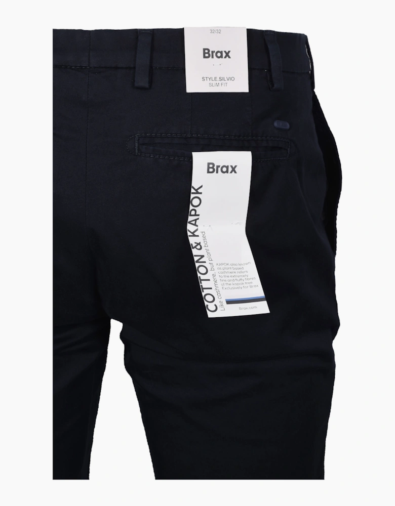 SILVIO COTTON CHINO NAVY