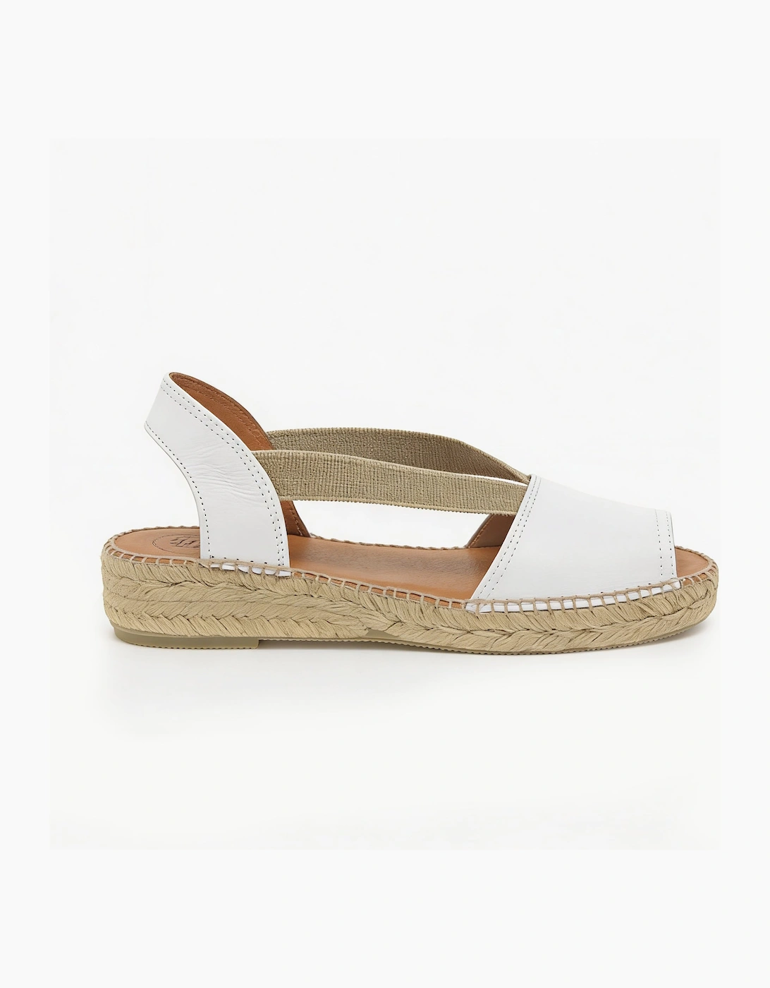 ETNA Womens Slingback Sandals Blanc, 5 of 4