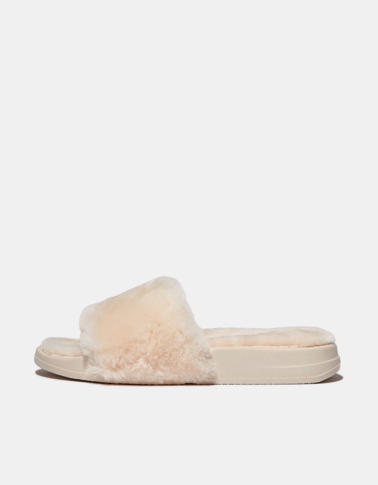 iQushion Shearling Sliders - iQushion Shearling Slides