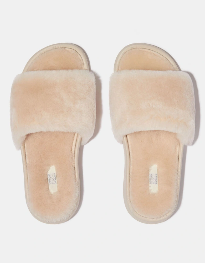 iQushion Shearling Sliders - iQushion Shearling Slides