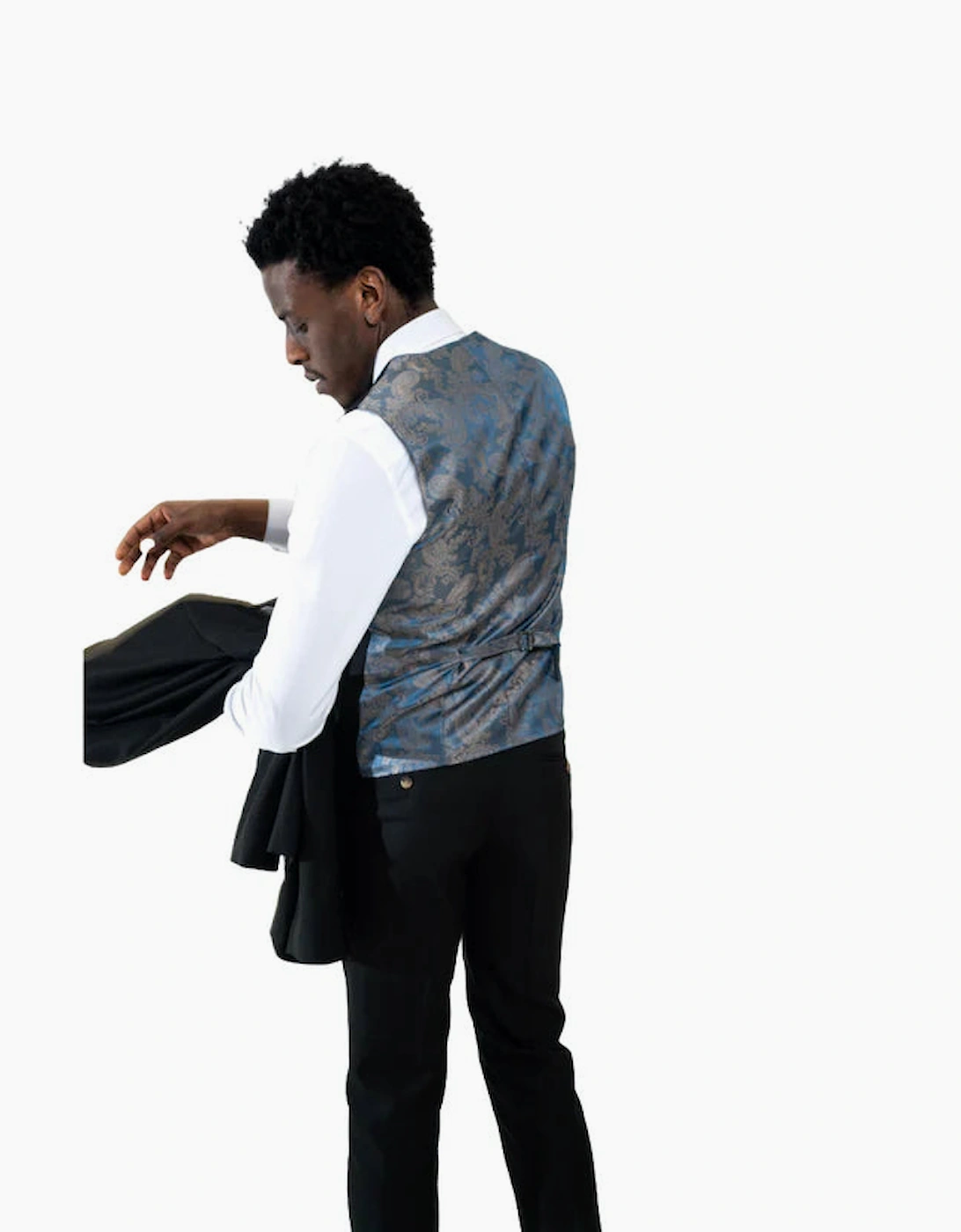 Charles Waistcoat - Black