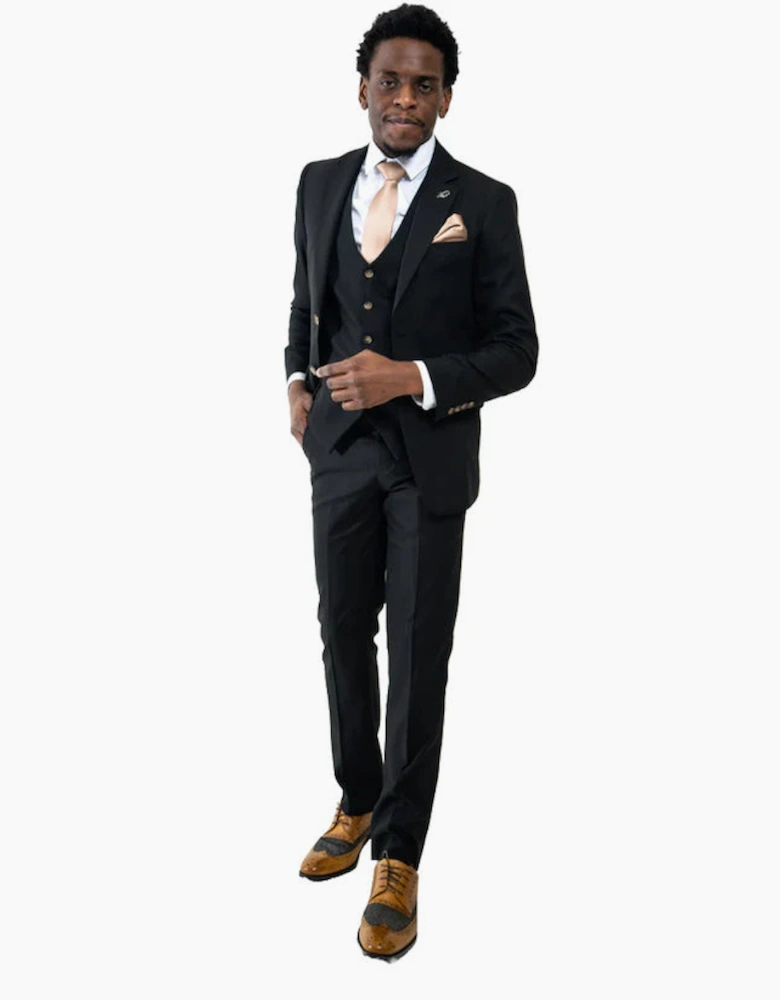 Charles Waistcoat - Black