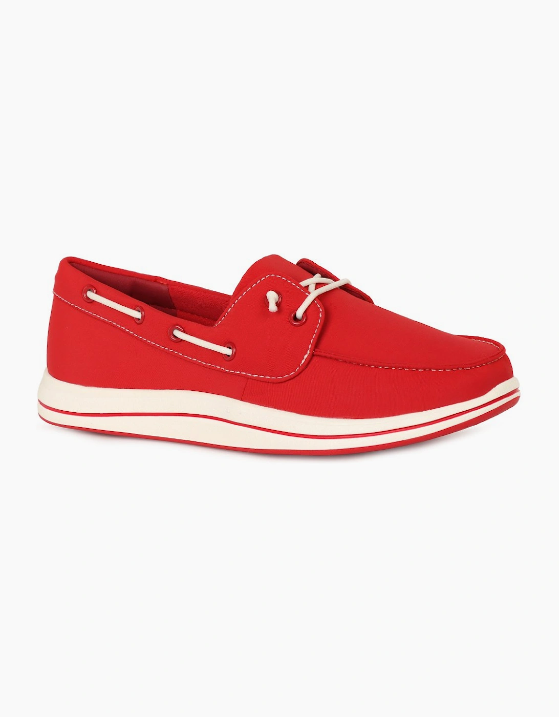 Clarks Women's Red Brinkley Edge Canvas Shoes - Size 5